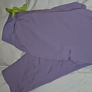 Figs lavendar cargo pants (small petite)